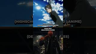 Takashi Komuro Highschool Of The Dead Vs Frank West Dead Rising  Battle  anime deadrising4 [upl. by Easter]