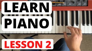 How To Play Piano for Beginners Lesson 2  Starting to Read Music [upl. by Dranoel]