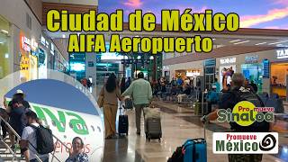 Saliendo de Mazatlán rumbo a la Ciudad de México y llegando por el aeropuerto del AIFA [upl. by Atnuahs]