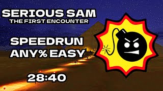 Serious Sam The First Encounter Segmented Speedrun [upl. by Reffotsirk864]