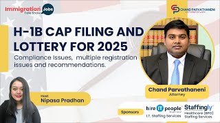 H1B Cap Filing 2025  Lottery Process  H1B 2025 Cap Filing  H1B Multiple Jobs  h1bvisa [upl. by Ariajay222]