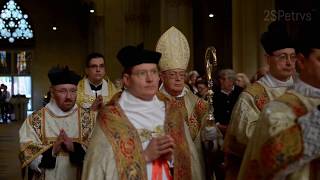 Solemn Pontifical High Mass at the Throne Abp Pozzo Extraordinary Form Latin Mass Pontifikalamt [upl. by Nylodnarb412]