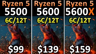 Ryzen 5 5500 vs 5600 vs 5600X  Which CPU is Better Value for Money [upl. by Eitnom796]