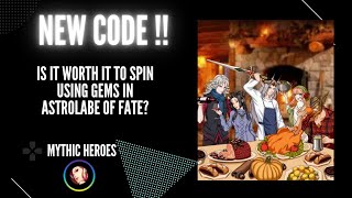 New Code Nov26  Astrolabe of fate worth it  Mythic Heroes [upl. by Eitsud]