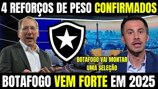 MÍDIA PAULISTA VAI A LOUCURA COM DECLARAÇAO DE TEXTOR SOBRE REFORÇOS EM 2025 NOTICIAS DO BOTAFOGO [upl. by Eramat]