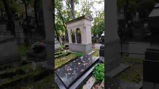 ASMR walk in Graveyard  Headstone Crow cry Cimetière de Montmartre Montmartre Cemetery S6140✝️ [upl. by Eduino703]