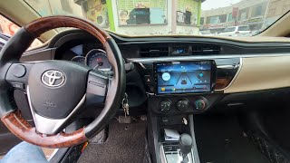 عرض مميزات شاشة كورولا 20142016 بنظام الاندرويد 2014 Corolla screen Android system [upl. by Yellas]