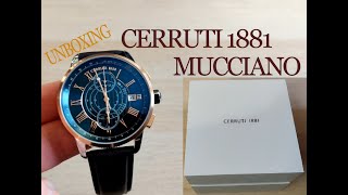 Cerruti 1881 unboxing fashion watch Mucciano [upl. by Lotz]