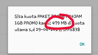 Cara Cek Kuota paket internet AXIS Terbaru [upl. by Nylear]