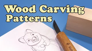 FREE Wood Carving Templates for Beginners [upl. by Eicul166]