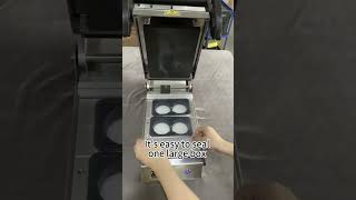 Manual Tray Sealing Machine For Fast Food Fruit Ce Certified OEM factory DQ135 246 [upl. by Murrell]