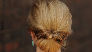 Twisted Chignon Tutorial [upl. by Themis]