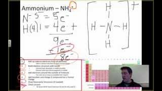 Lewis Structure Ammonium NH4 [upl. by Assiron]