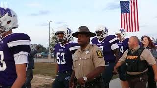 Mascoutah football stands with police [upl. by Kaule]