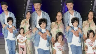 Salman Khan Sister Arpita Khan With Husband Aayush And Beautiful Kids Arrives For Birthday Party [upl. by Hamil]