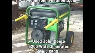 John Deere 6200 Watt Generator denisoninvestmentcom [upl. by Hollister]