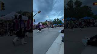 2024 Gallup Intertribal Ceremonial Night Parade in Gallup New Mexico Zuni Olla Maidens [upl. by Nosrettap]