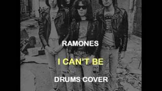 Ramones  I Cant Be Drums Backing Track Cover [upl. by Dott]