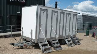 UK loos Shower amp Toilet trailer for hire [upl. by Gad]