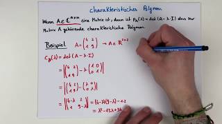 charakteristisches Polynom  Höhere Mathematik [upl. by Rogerson]