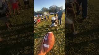 Blocking drill vs running through foryou fyp shorts viralshort practice football nfl [upl. by Itaws]