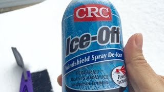 CRC IceOff Windshield Spray DeIcer Test [upl. by Ardnaeed237]