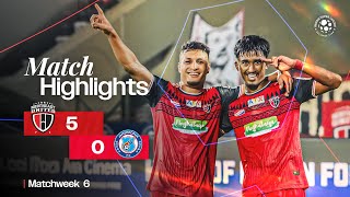 Match Highlights  NorthEast United FC 50 JamshedpurFC  MW 6  ISL 202425 [upl. by Utham884]