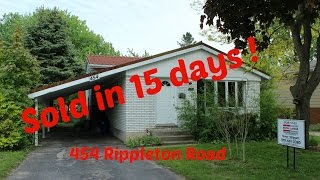 SOLD  454 Rippleton Road London Ontario Real Estate [upl. by Lekcim]