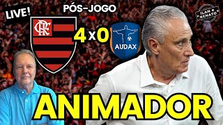 PÓS JOGO FLAMENGO X AUDAX [upl. by Oiramej751]