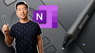 How to use a Pen Tablet with MS OneNote [upl. by Notle]