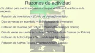 Razones Financieras Cálculo e interpretación de razones financieras [upl. by Pier]