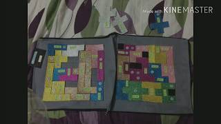 Homemade Patchwork Board Game [upl. by Llenroc]