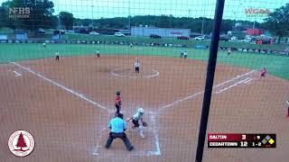 SOFTBALL Cedartown Lady Dawgs vs Dalton Catamounts [upl. by Aliwt]