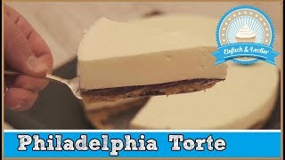 Philadelphia Torte ohne backen schnelles Rezept 🍰 [upl. by Thaxter]