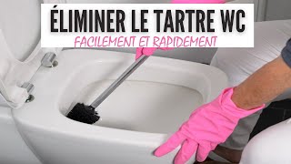 Le meilleur produit pour enlever FACILEMENT le tartre et le calcaire des toilettes sans efforts [upl. by Nitnert]