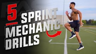 TOP 5 SPRINT MECHANIC DRILLS  SPEED TRAINING FOR ATHLETES [upl. by Aratal]