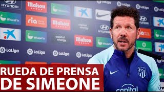 Rueda de prensa de Simeone  Diario As [upl. by Bullivant]