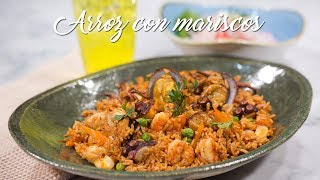 COMO PREPARAR ARROZ CON MARISCOS [upl. by Arella]