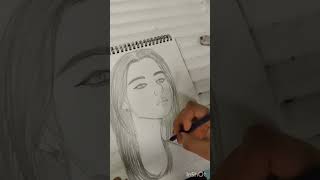 Ilustrasi wajahart diykreatif drawing painting diycrafts [upl. by Shatzer]