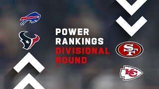 NFL Divisional Round Power Rankings [upl. by Enedan]