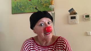 CLOWN KOEKIE clown clowns makeawish kindertheater kinderen zingen koekjes peren humor oma [upl. by Rebm664]