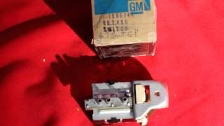 1967 Grand Prix Head Light Switch NOS Part 1995144 [upl. by Houston]