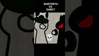 Santoryu vs Darky fight animation animation shorts meme phonk edit capcut [upl. by Jude]