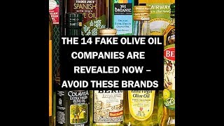 The 14 Fake Olive Oil Companies Are Revealed Now Avoid Them [upl. by Joelle]