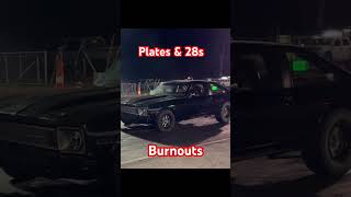 Burnouts from Plates amp 28s platesamp28s sickweek dragracing burnout motorsport dragcars [upl. by Simona]