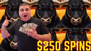 High Stakes Gambling On High Limit Slots  250 Spin JACKPOTS [upl. by Krista]