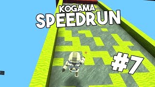 KOGAMA SPEEDRUN 7  SLENDERMAN PARKOUR [upl. by Notlok]