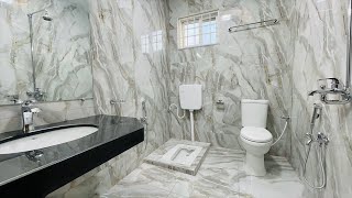 Washroom design 45 x 6 feet  small bathroom design [upl. by Svirad]