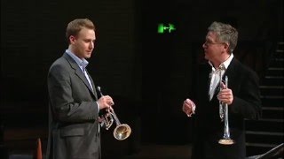 Hardenberger C vs B flat Trumpet Enescos Légende [upl. by Farwell]