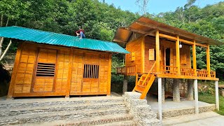 The kitchen is made of beautiful modern green corrugated iron  Phùng Thị Chài [upl. by Conal]